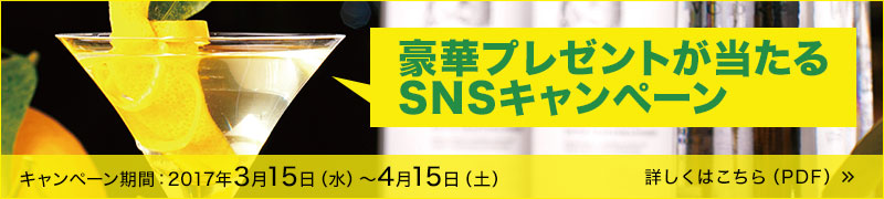豪華プレゼントが当たるSNSキャンペーン