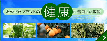 みやざきブランドの「健康」に着目した取組