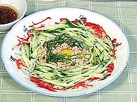 きゅうりの納豆サラダ